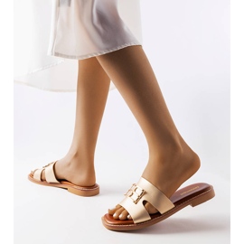 Sabrine guldflip flops gyllene 2