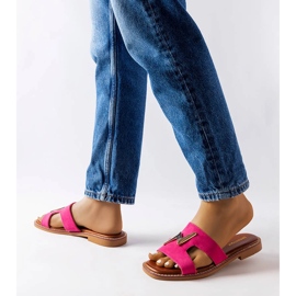 Rosa platta rutschkanor från Leyra 2