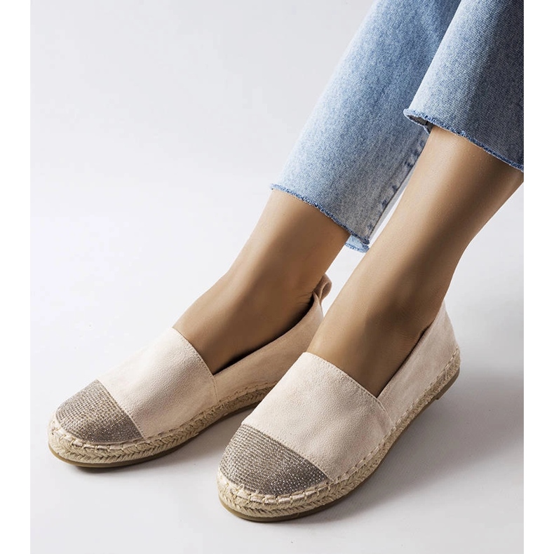 Beige espadrille loafers från Magali 1