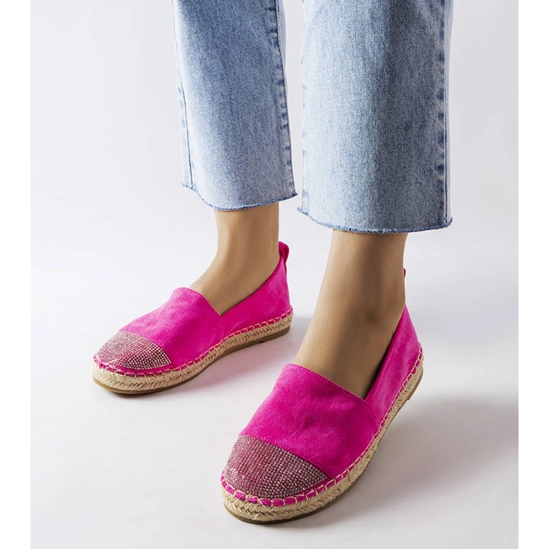 Rosa plattform espadrillor från Magali 1