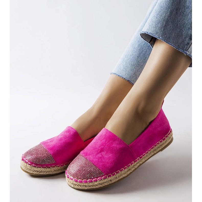 Rosa plattform espadrillor från Magali 2