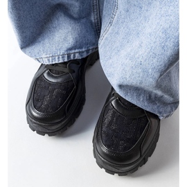 Svarta chunky sneakers från Brunswick 1