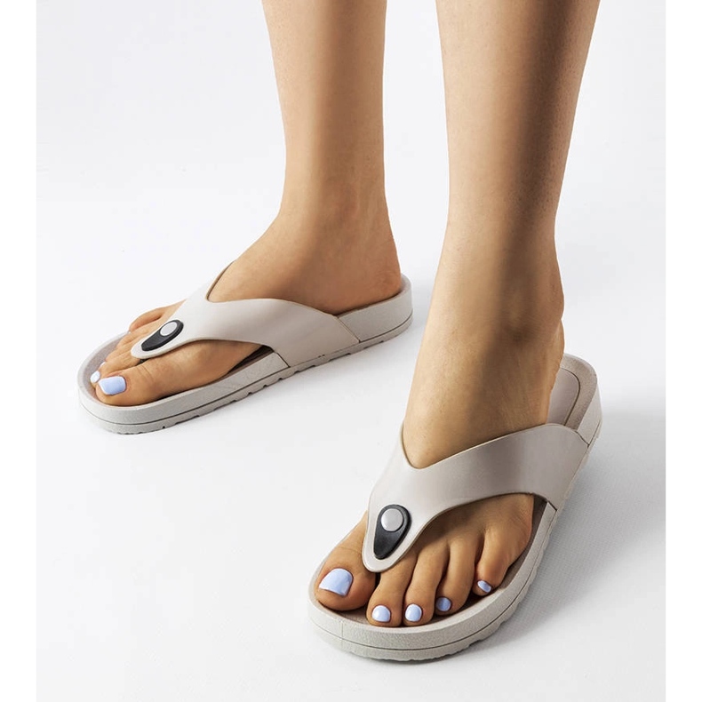 Grå platåsandaler från Elide 1