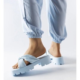 Inna Dubé blå skjutreglage för traktorsula 2