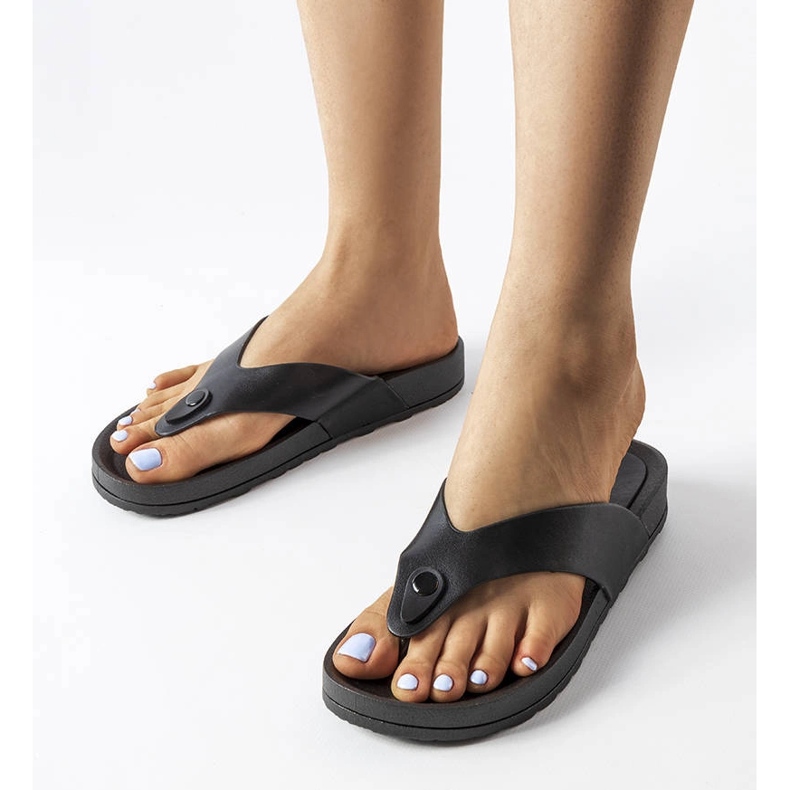 Inna Svarta platåsandaler från Elide 1