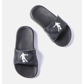 Svarta gummitofflor för barn från Aten 1