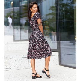 Svarta högklackade sandaler från Donizetti 1