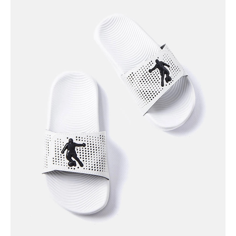 Vita gummitofflor från Aten 1