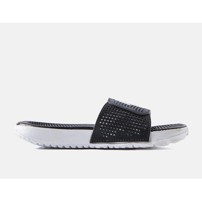 Svarta och vita gummitofflor från Aten 2