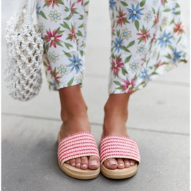 Rosa vävda Capovalle-rutschbanor 1