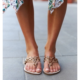 Bruna eleganta flip flops från Buttapietra 1