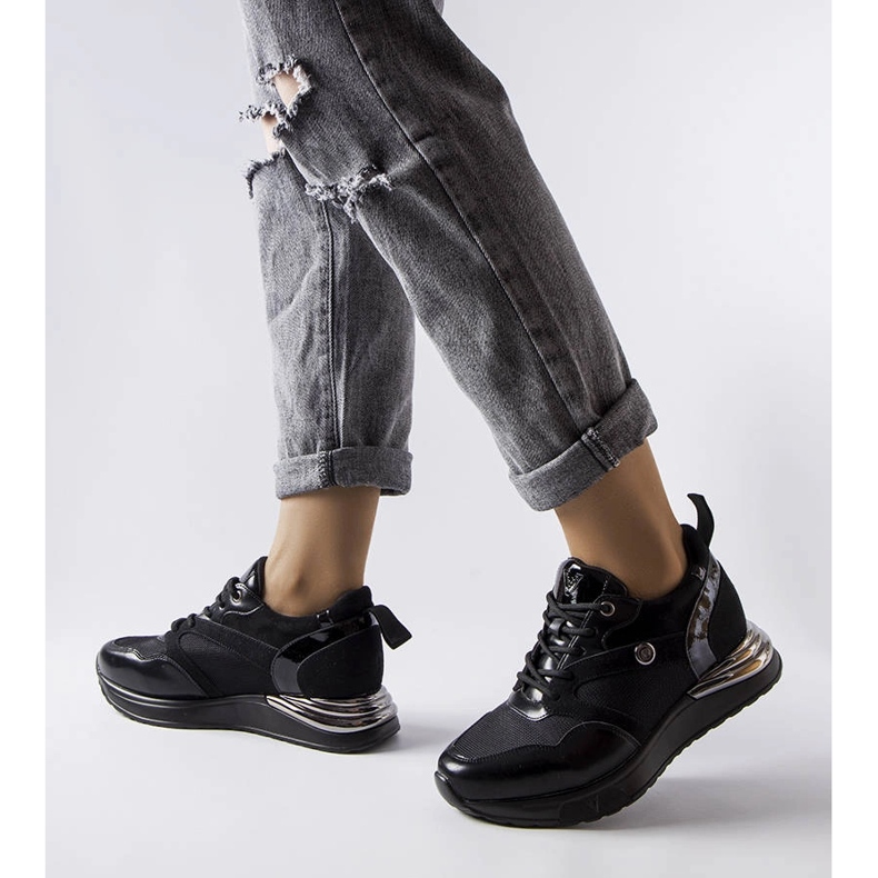 Svarta Vinceza sneakers 1