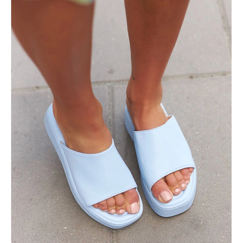 Blå platåsandaler från Orsola 2