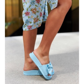 Blå reglage med rosett från Servigliano 2