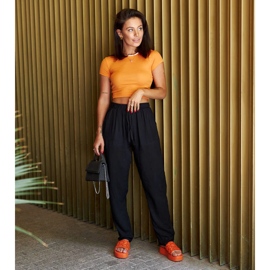 Orange plattformsrutschbanor från Colonnelo 1