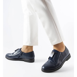 Marinblå eleganta skor från Augusto 1