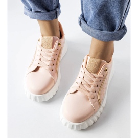 Rosa platåsneakers från Giuseppe 2