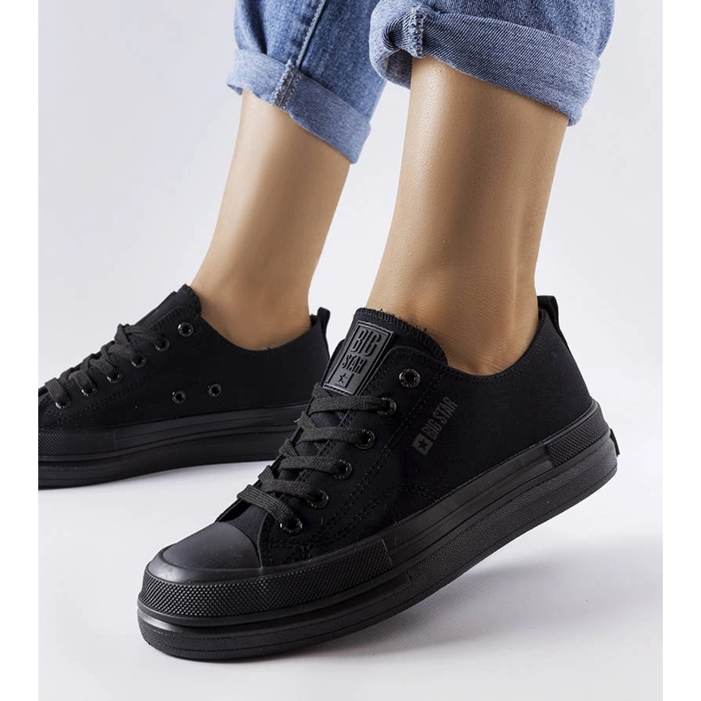 Svarta plattformssneakers från Big Star LL274967 1