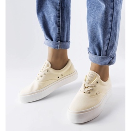 Gula platåsneakers från Big Star LL274144 1