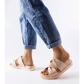 Beige Big Star tofflor LL274A122 2