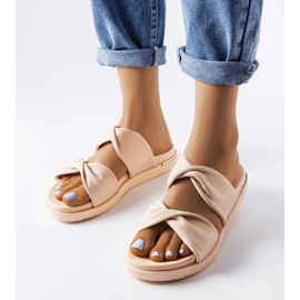 Beige Big Star tofflor LL274A122 1