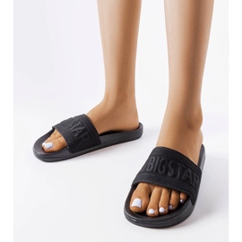 Big Star svarta tofflor LL274A158 1