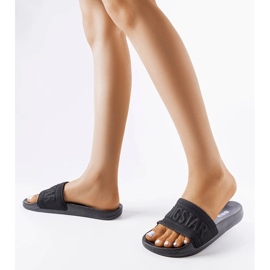 Big Star svarta tofflor LL274A158 2