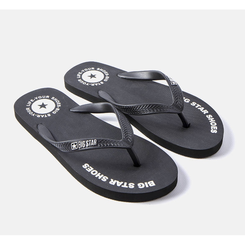 Big Star svarta flipflops LL174423 2