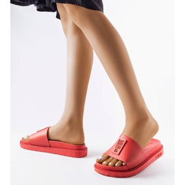 Big Star röda tofflor LL274430 2