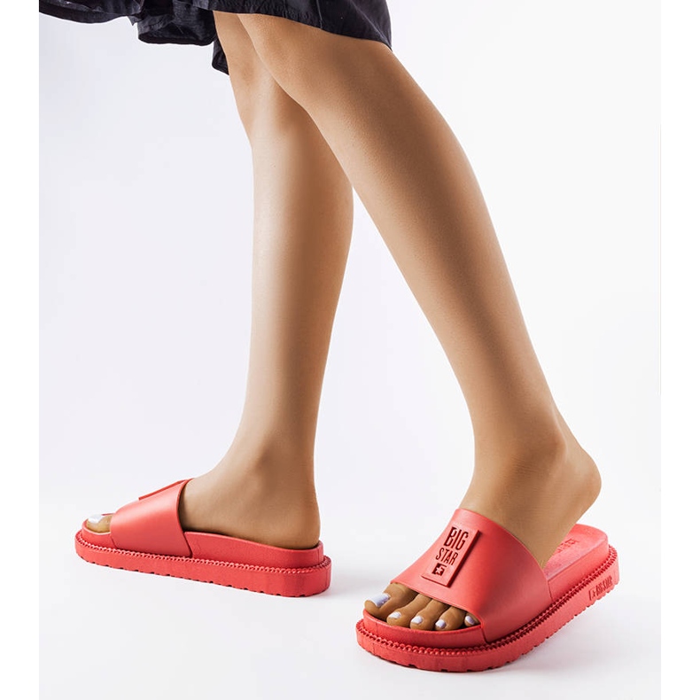 Big Star röda tofflor LL274430 2