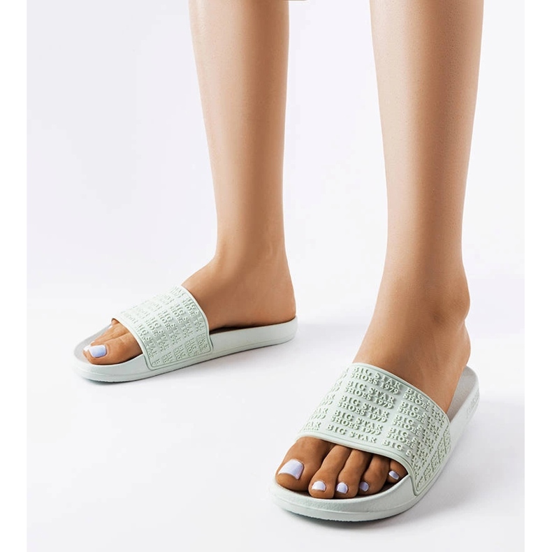 Gröna tofflor från Big Star LL274A150 1