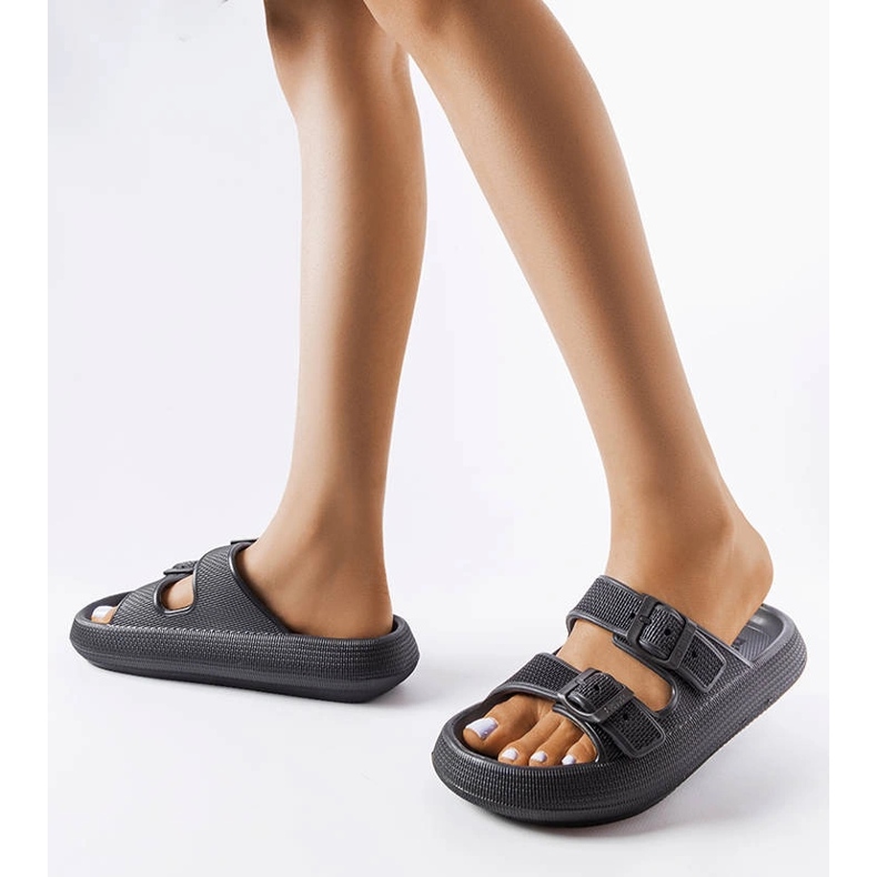 Big Star svarta tofflor LL274615 2