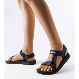 Marinblå sportsandaler Big Star DD274A283 1