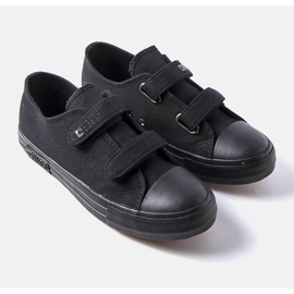 Black Big Star barnsneakers KK374087 svart 1