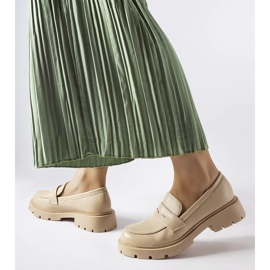 Beige eleganta Puccianiello loafers 1