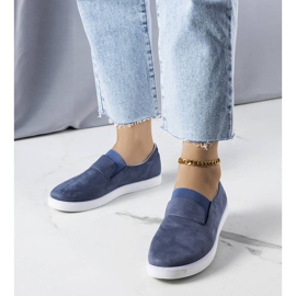 PA1 Blå sneakers i ekomocka från Jamal 1