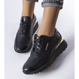 Karino svarta läder sneakers 1