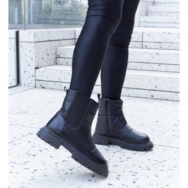 Svarta isolerade Galvani snöstövlar 1