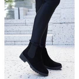 Svarta isolerade Sabre-stövlar i ekomocka 1