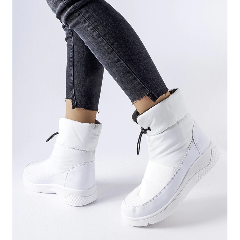 Jensen vita damisolerade snöstövlar 1