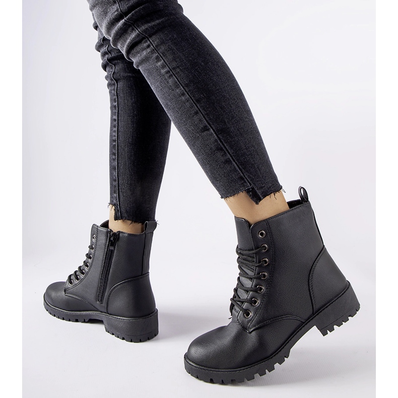 Inna Svarta klassiska isolerade Rosing-stövlar 1