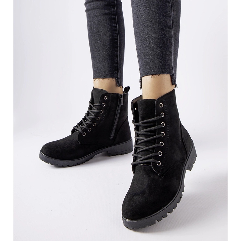 Inna Svarta isolerade Rosing-stövlar i ekomocka 1