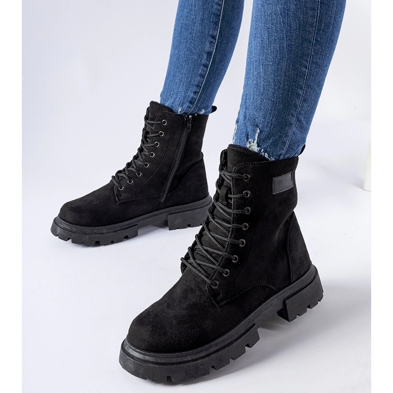 Inna Svarta isolerade Mestervi stövlar i ekomocka 2