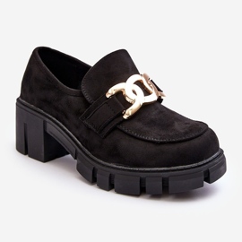 Vinceza Damskor i mocka med dekoration, svarta Rullenes 1