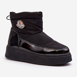 Slip-On Snow Boots för damer, svart Gattea 1