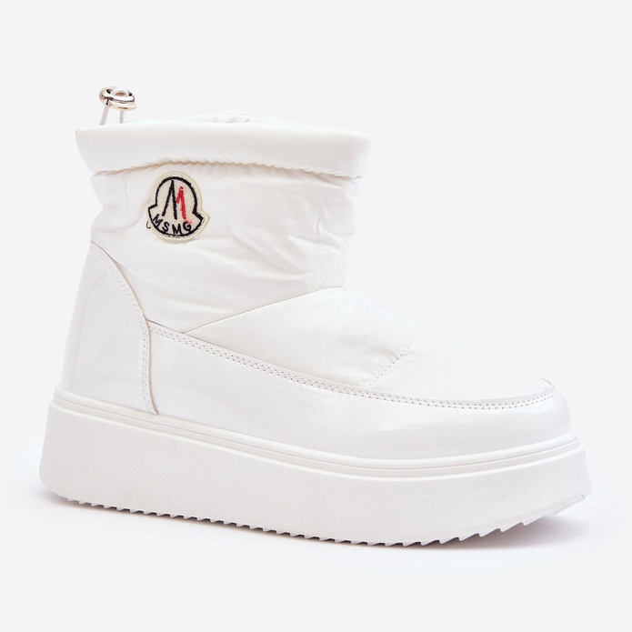 Slip-On snöstövlar för kvinnor, vit Gattea 1