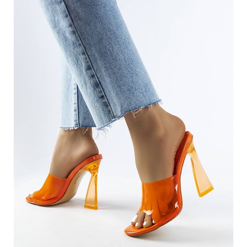 Orange transparenta diabilder från Clichy 2