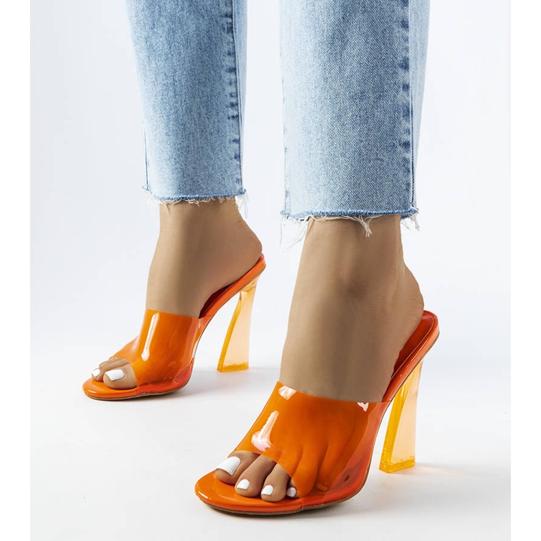 Orange transparenta diabilder från Clichy 1