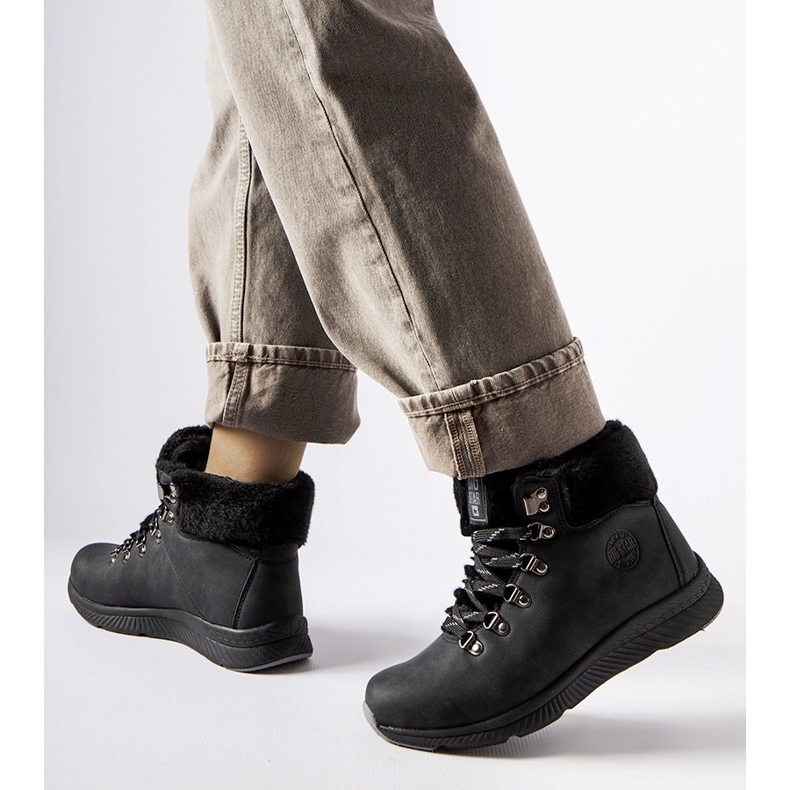 Svarta isolerade stövlar Big Star MM274488 1