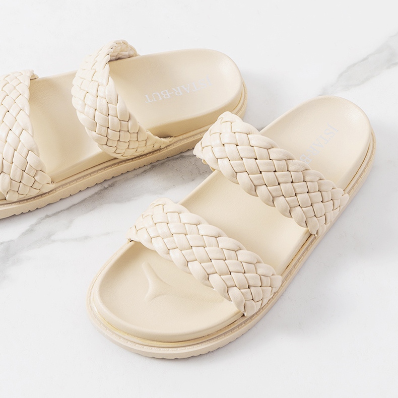 PA1 Beige Reesal tofflor 1